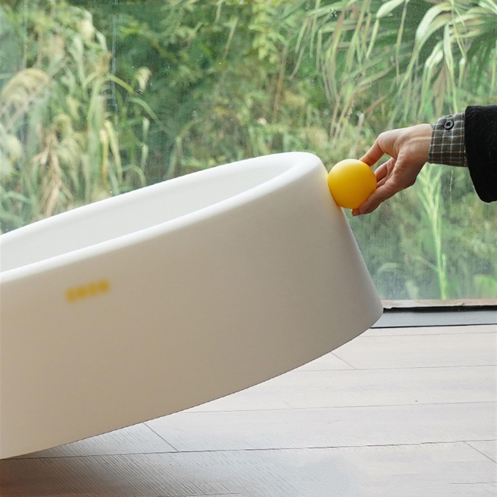 Exclusivo para Gatos y Perros Caja de Arena for Gatos Abierta, Bandeja Antiadherente Extragrande, Caja antisalpicaduras for, Ideal for pequeños y Grandes, fácil Limpiar para Interiores