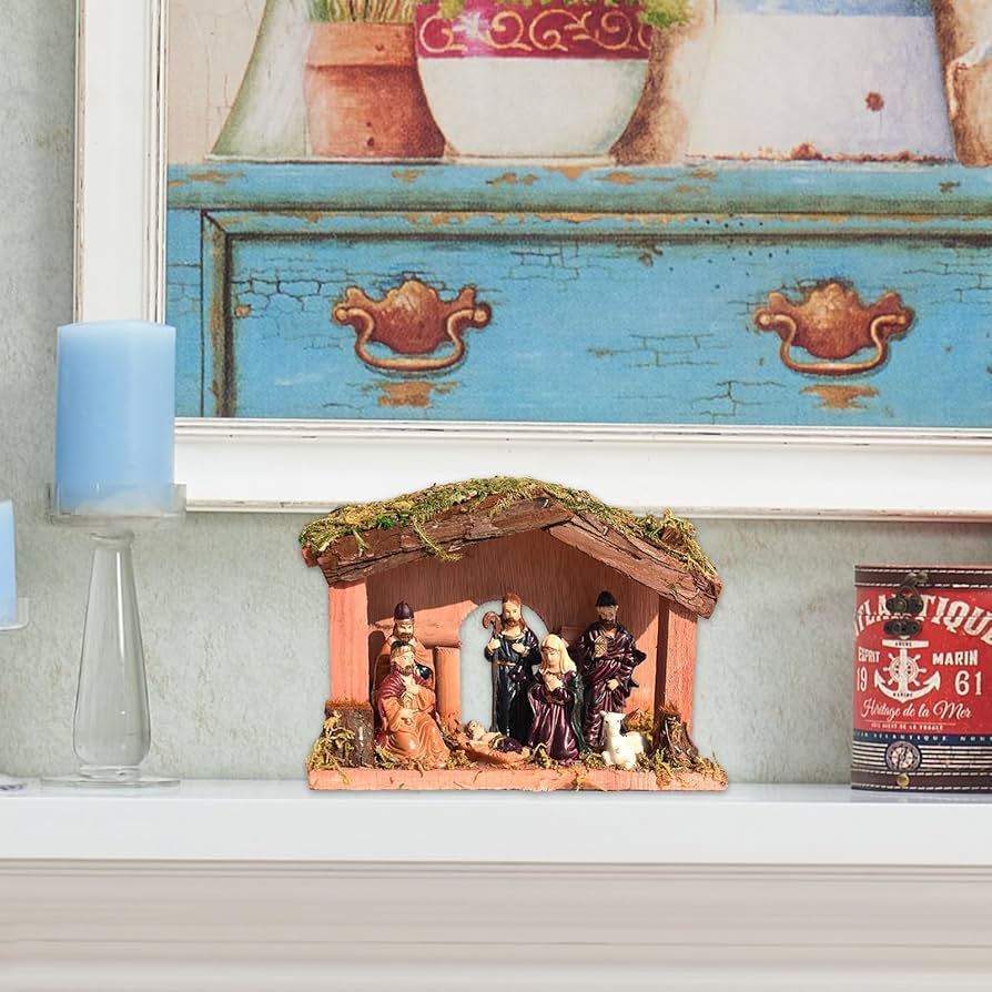キリスト降誕 （馬小屋と11体セット）クリスマス レアインテリア キリスト降誕 （馬小屋と11体セット）クリスマス レアインテリア