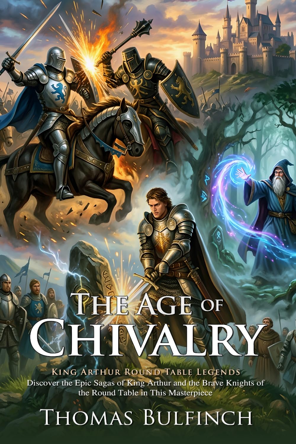 The Age of Chivalry: King Arthur and the Knights of the Round Table: Classic Myths of Ancient Britain and Heroes - Illustrated with Biography and Commentary