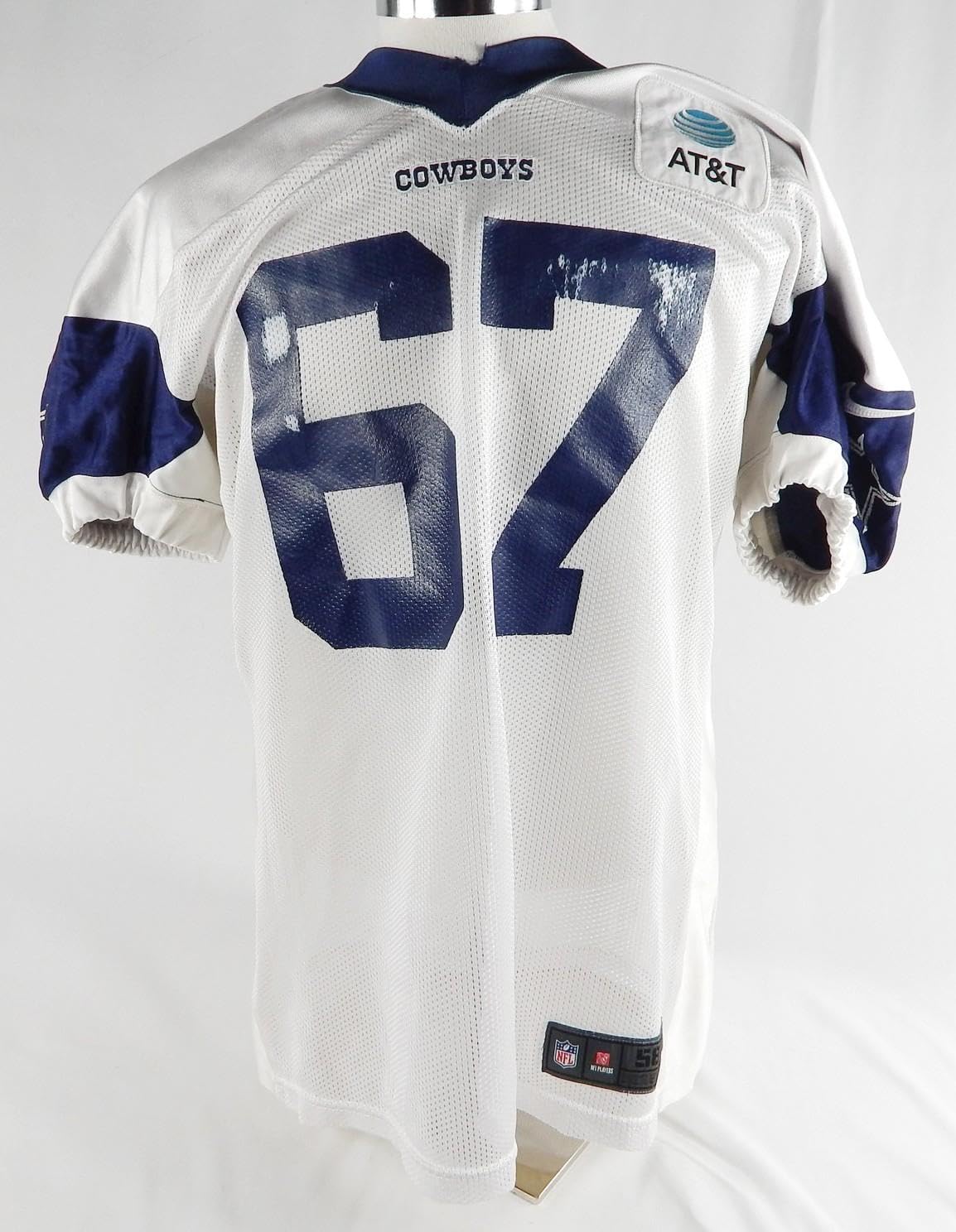 2024 Dallas Cowboys Brock Hoffman #67 Game Used Practice Jersey 58
