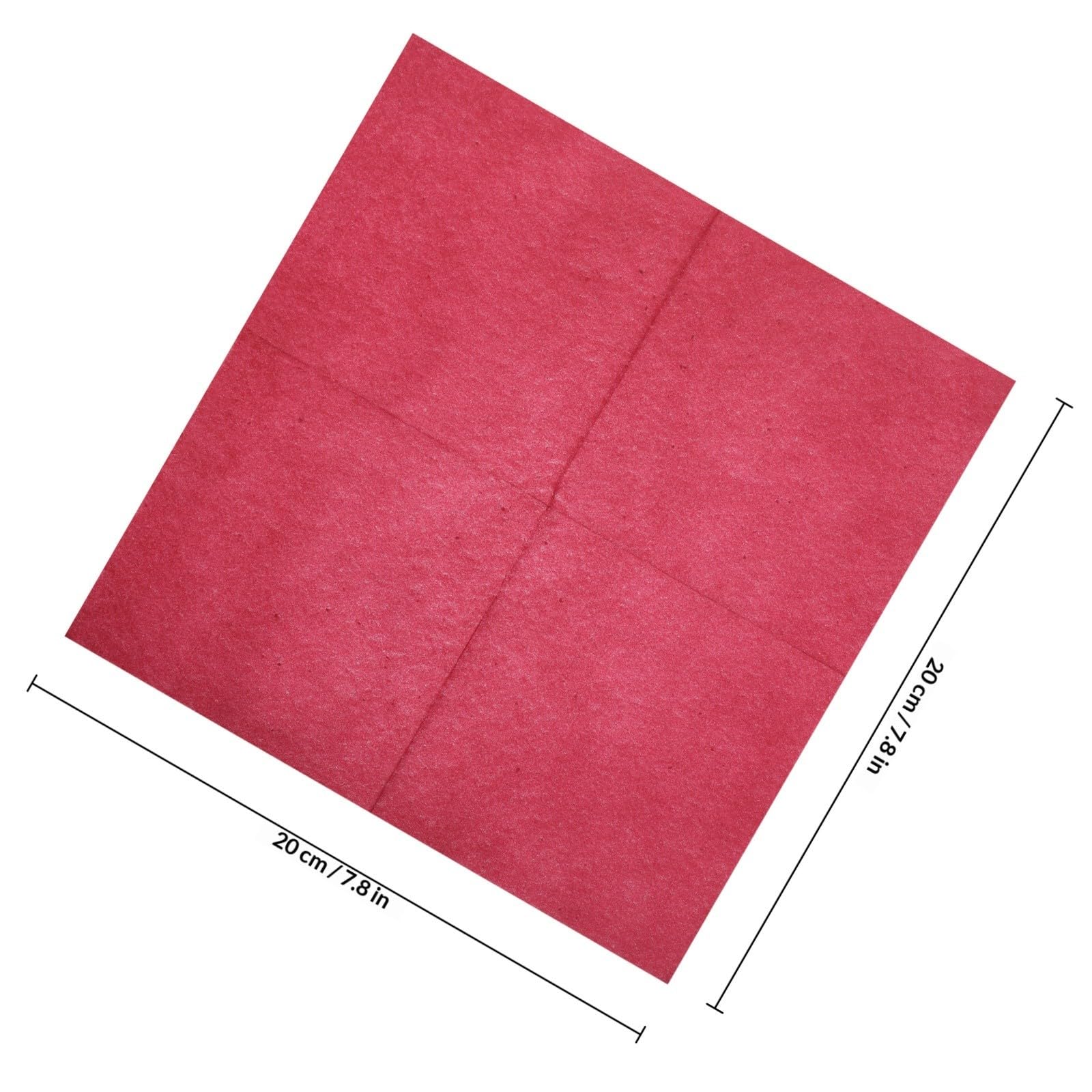 Gatuida 50 Servilletas de Papel Desechables Rojas para Fiestas y Bodas, de Pulpa de Madera, Absorbentes y Cómodas para Uso en Eventos y Cenas