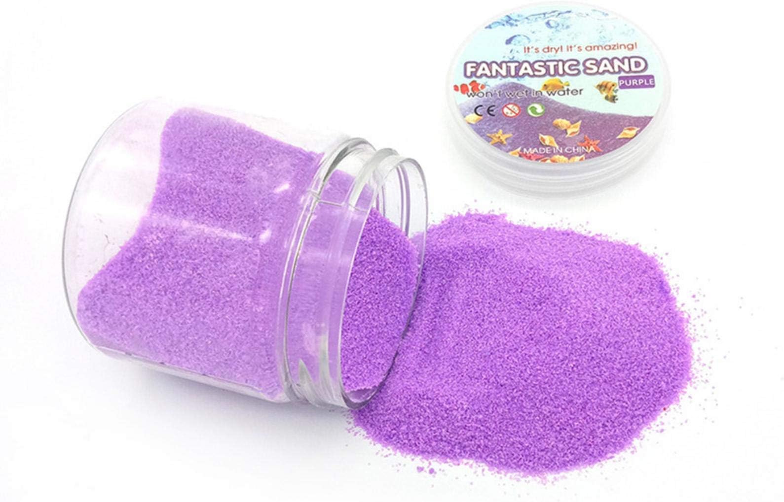 WOTEG Magic Sand Art Sand Scenic Sand Non-Toxic Colored Sand DIY Coloured Sand Drawing Toys Fantastic Sand Never Gets Wet Magic Sand Play Sand Waterproof Space Sand Hydrophobic Sand Toys