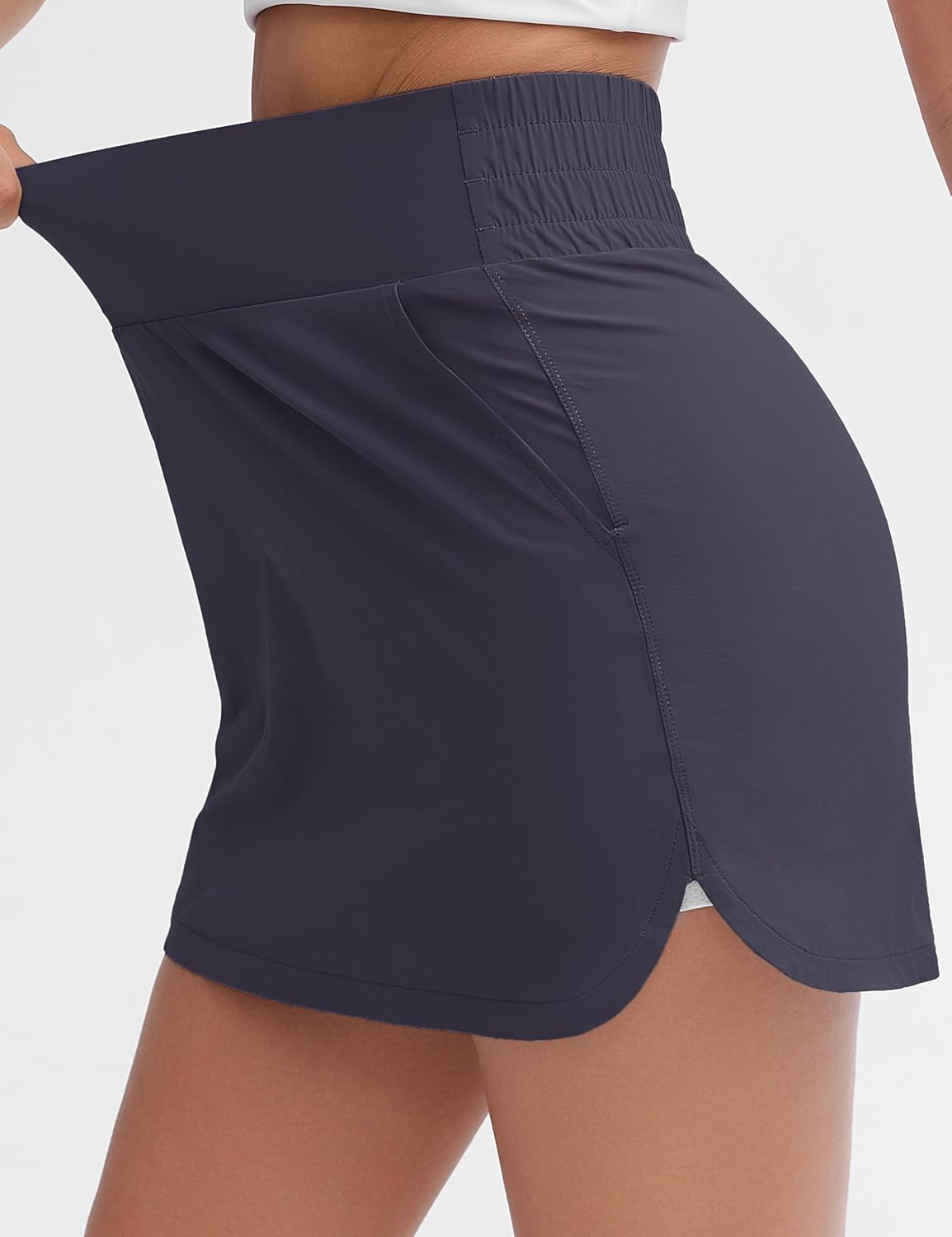 Origiwish Women's Golf Skorts High Waisted Lightweight Athletic Casual Tennis Skirts Built-in Shorts with 4 Pockets - Image 3