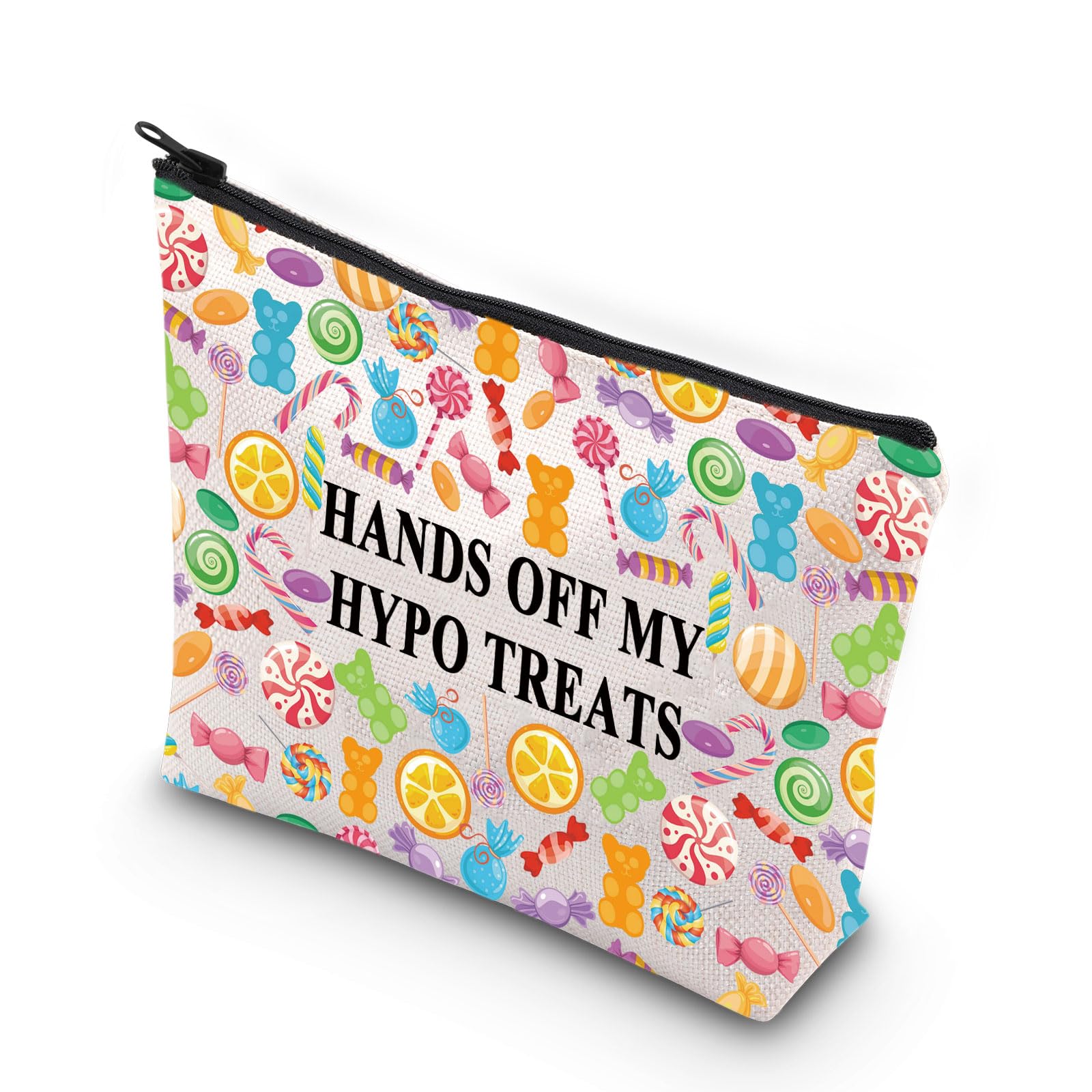 Type 1 Diabetes Snack Bag Emergency Snacks Kit Hands Off My Hypo Treats T1D Warrior Gift Diabetic Supply Kit (HANDS OFF mb)