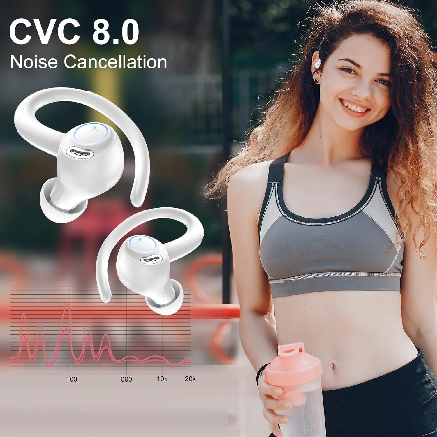 Earbuds with CVC 8.0 Noise Cancellation feature