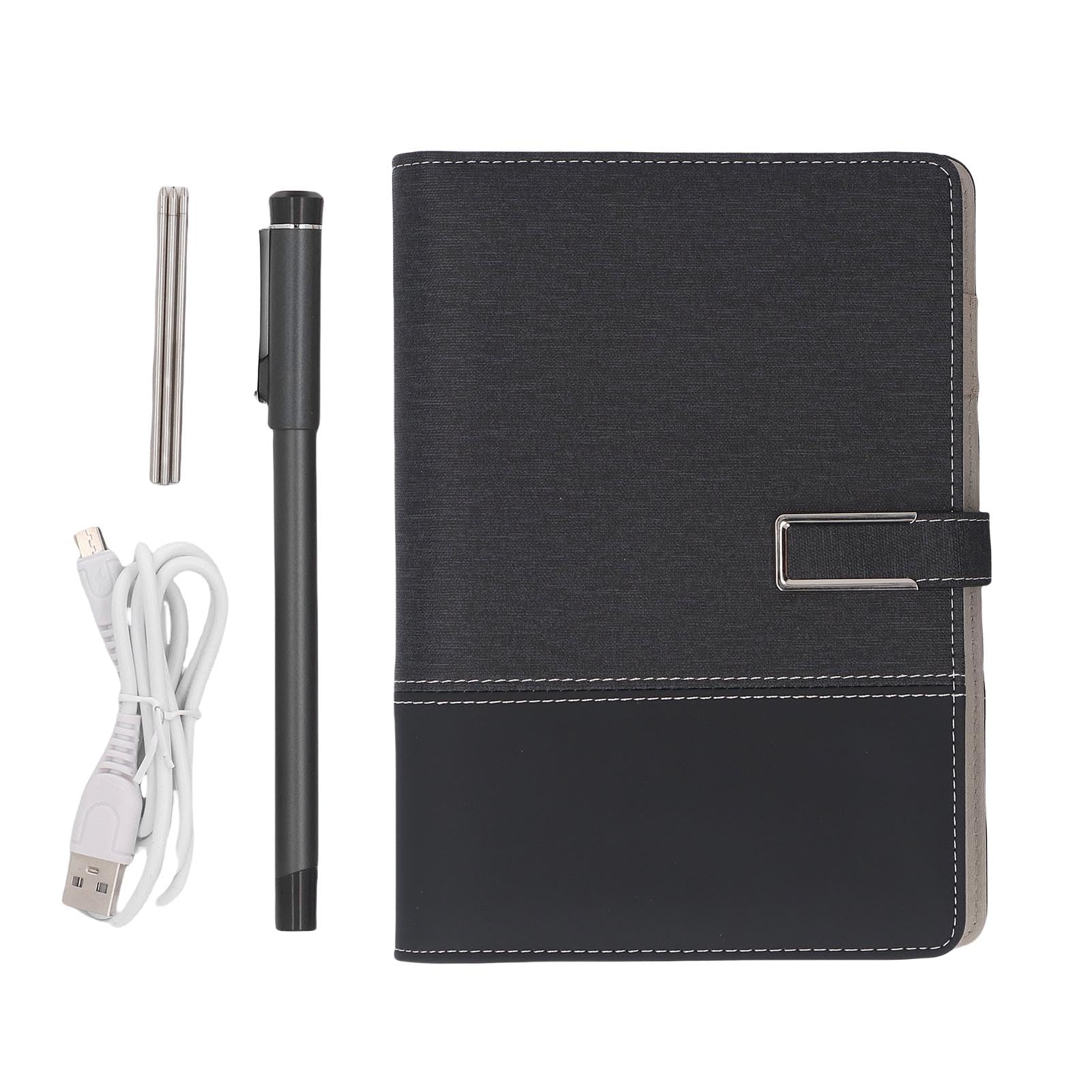 Sorandy 3 w 1 Cyfrowy Pióro Inteligentne, Zestaw Pisania Smartpen do Robienia Notatek, Synchronizacja w Czasie Rzeczywistym, Kompatybilna dla Smartfonów, Konwersja na Tekst, Przechowywanie, (Czarna