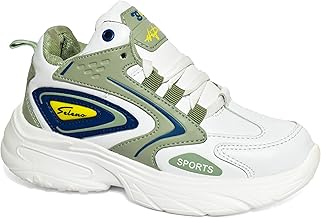 G&D Seleno Unisex Kids Shoe with Memory Foam EVA Sole | Leather Rexine Upper Breathable, Lightweight | Comfortable & Durable Stylish Indoor & Outdoor | Sports Shoes