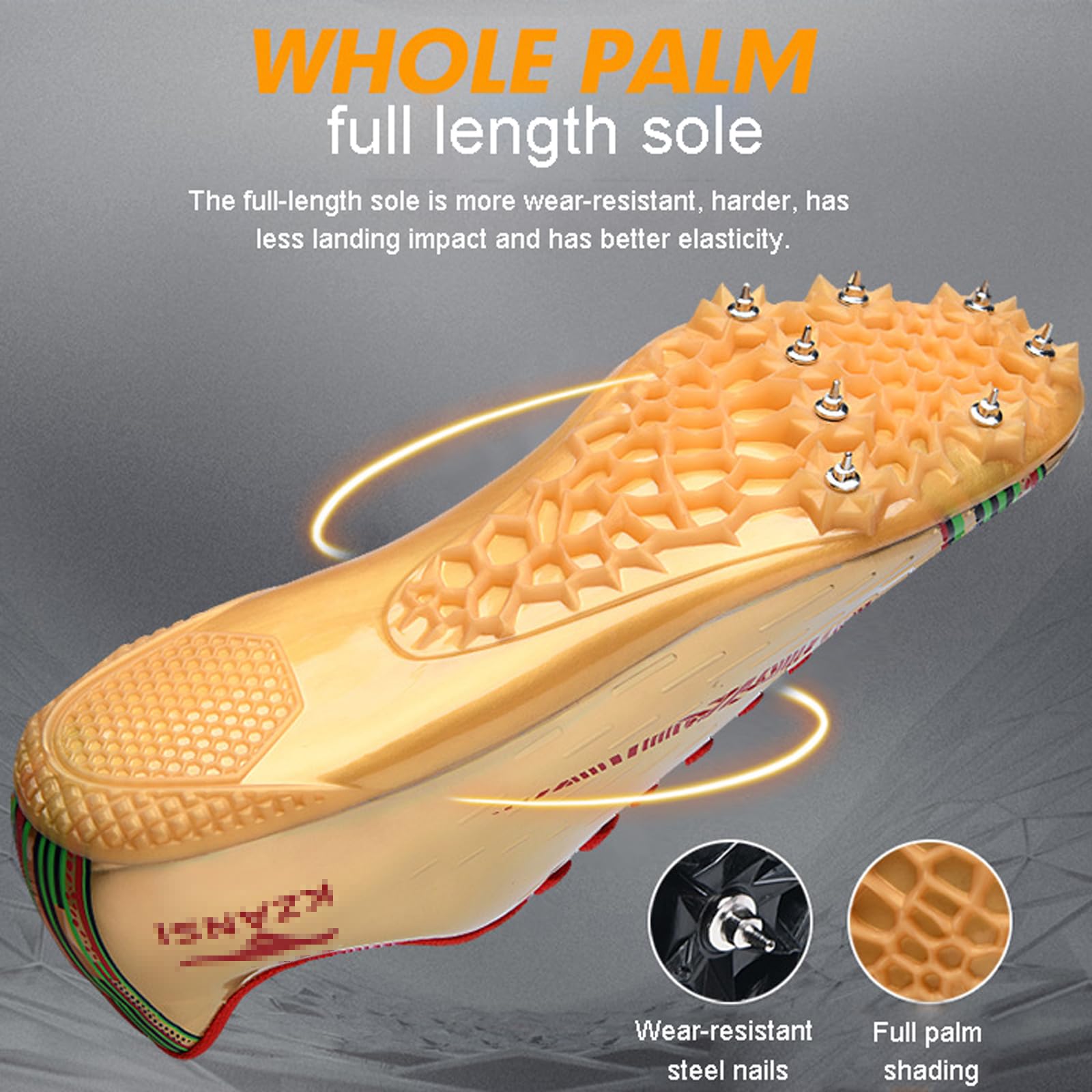 Zapatos Deportivos Profesionales Ligeros y Transpirables,Zapatos Profesionales con Clavos para Correr,Zapatos con Clavos para Atletismo,Zapatillas de Deporte con Clavos para Adolescentes