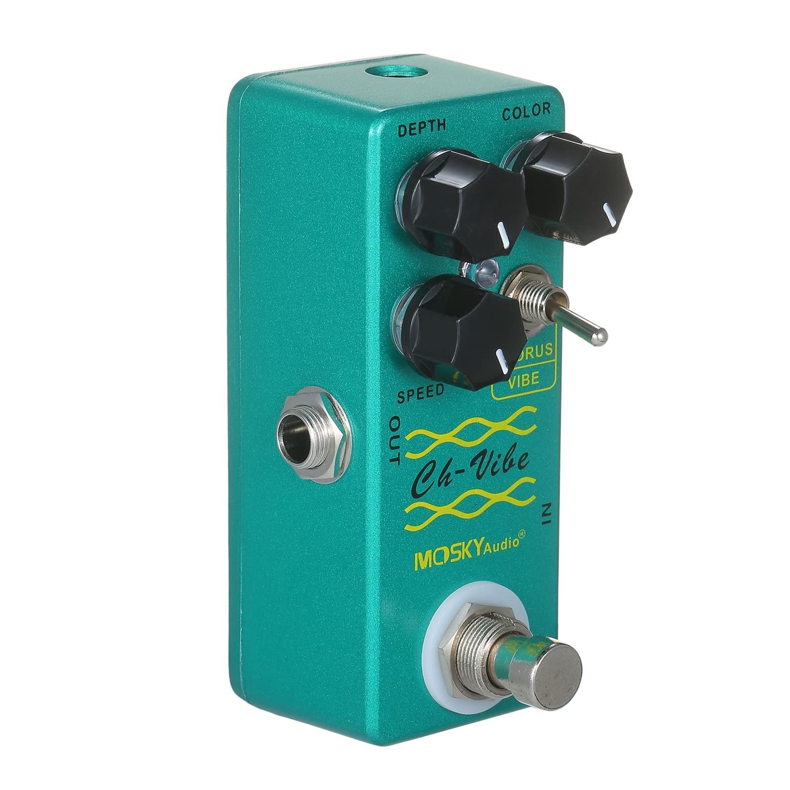Lechnical Pedale Effetto Chorus/Vibe Pedale Effetti per Chitarra Pedale Singolo Effetto Mini