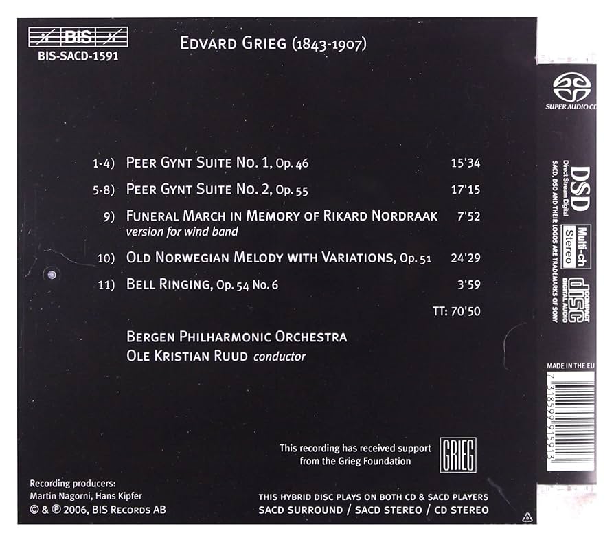 Amazon.co.jp: グリーグ：「ペール・ギュント」組曲 [Import