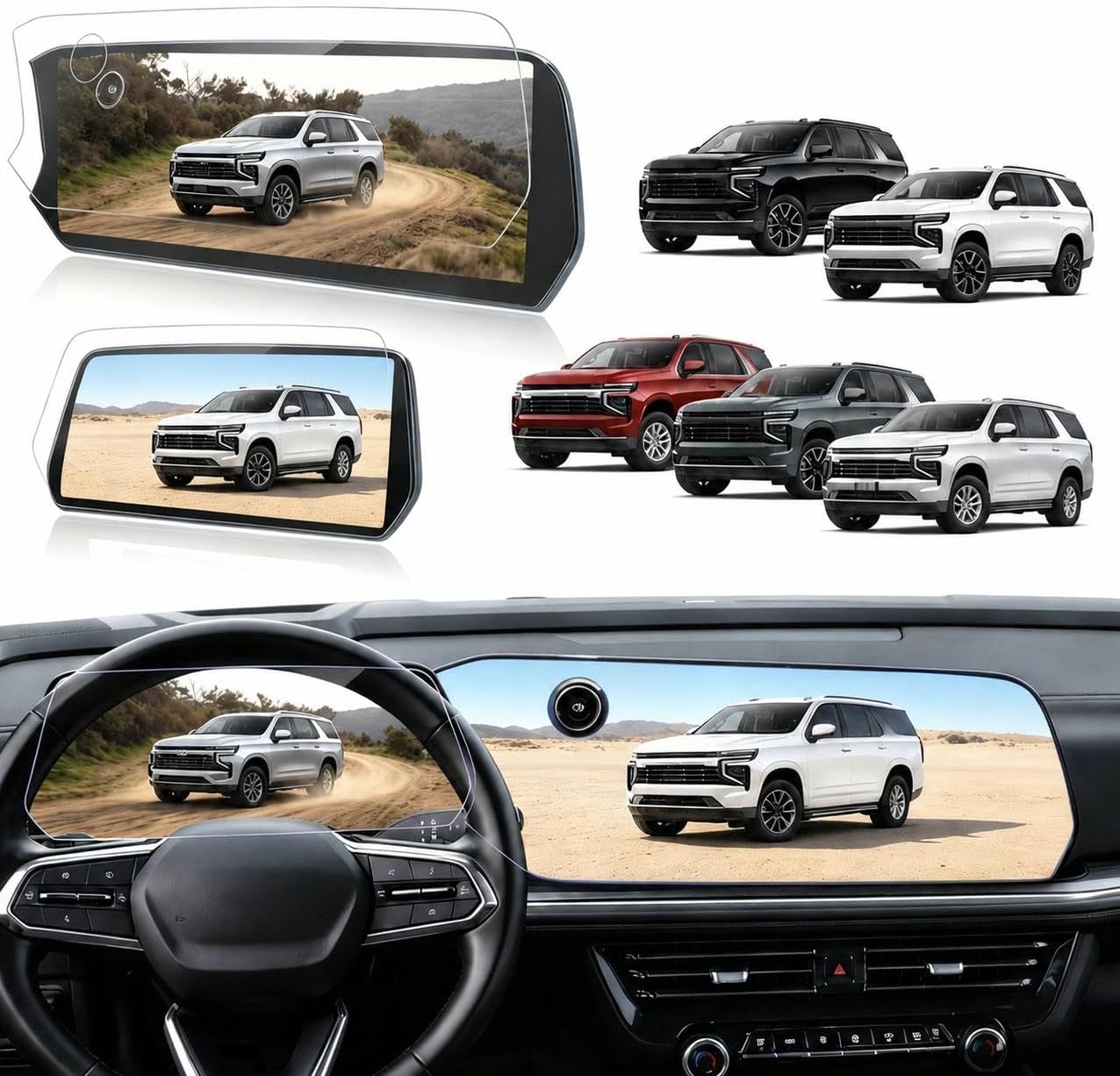 Screen Protector for 2025 2026 Chevy Equinox/Equinox EV 11 inch Dashboard for 2026 2025 Chevy Equinox/Equinox EV Accessories Tempered Glass Scratch Resistant