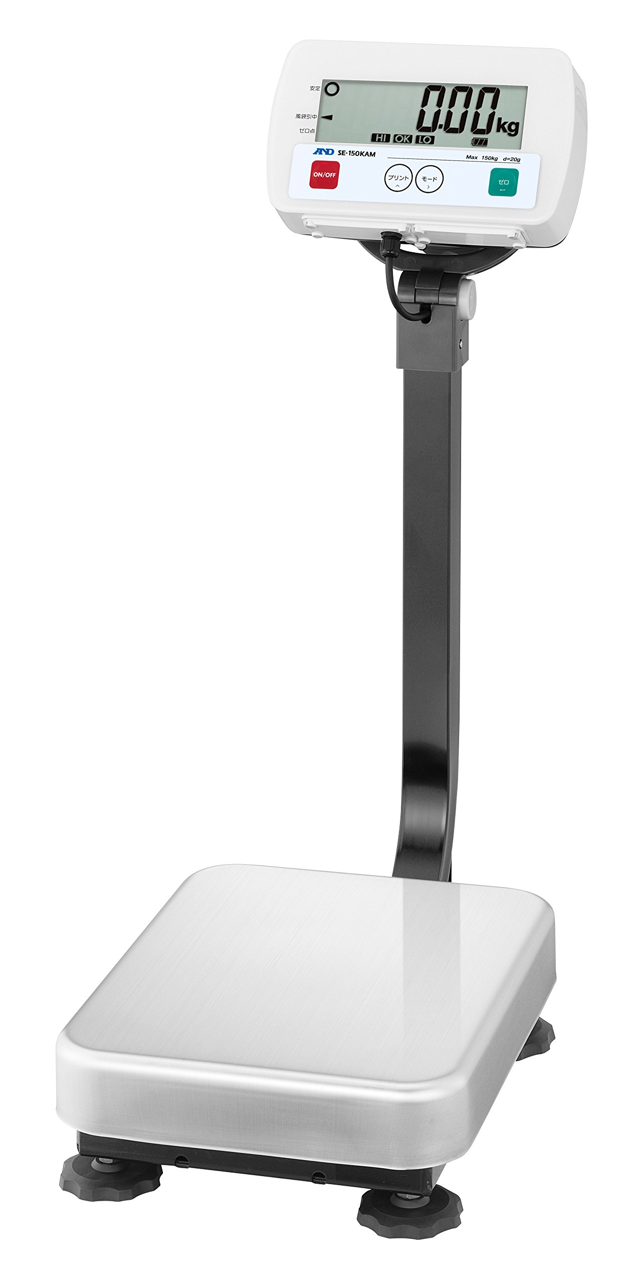 A&D Weighing SE-150KAM 330lb, 0.05lb, Washdown Scale with Medium Platform - 2 Year Warranty