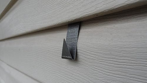 Miniatura 4 de Juego de cinco (5) ganchos de longitud corta de 2.5 pulgadas de largo Amish hechos a mano galvanizados para decoración de casa de revestimiento.