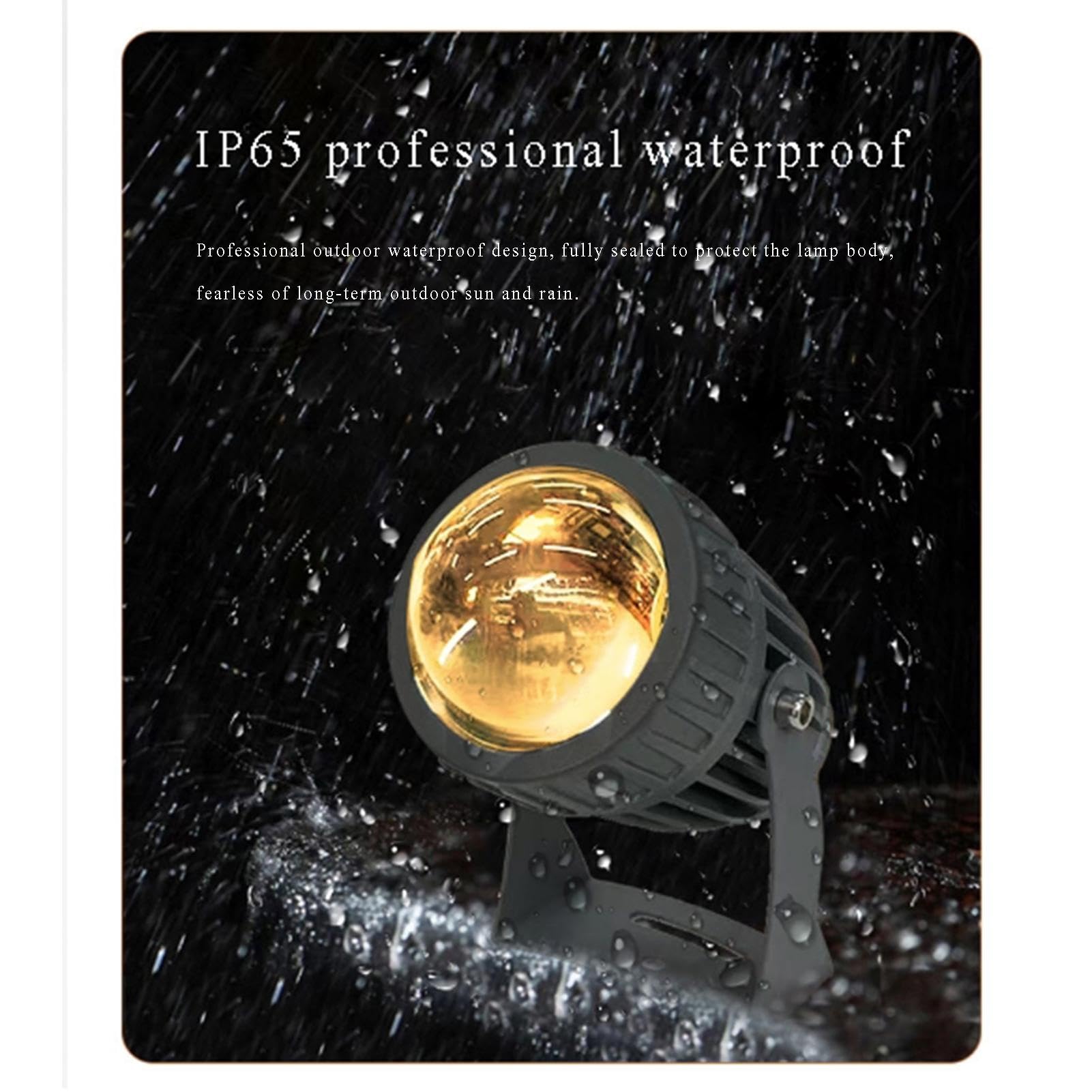Foco LED De Haz Estrecho, Proyector Exterior Impermeable IP65