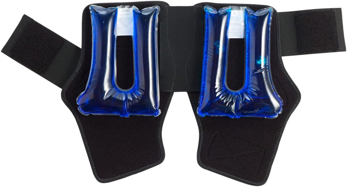 Torex Professional Hot and Cold Therapy - Roll-On Cold Therapy Sleeve (XLarge) - Reusable Gel Ice Pack for Calf, Knee, and Thigh - fits 21" to 28"