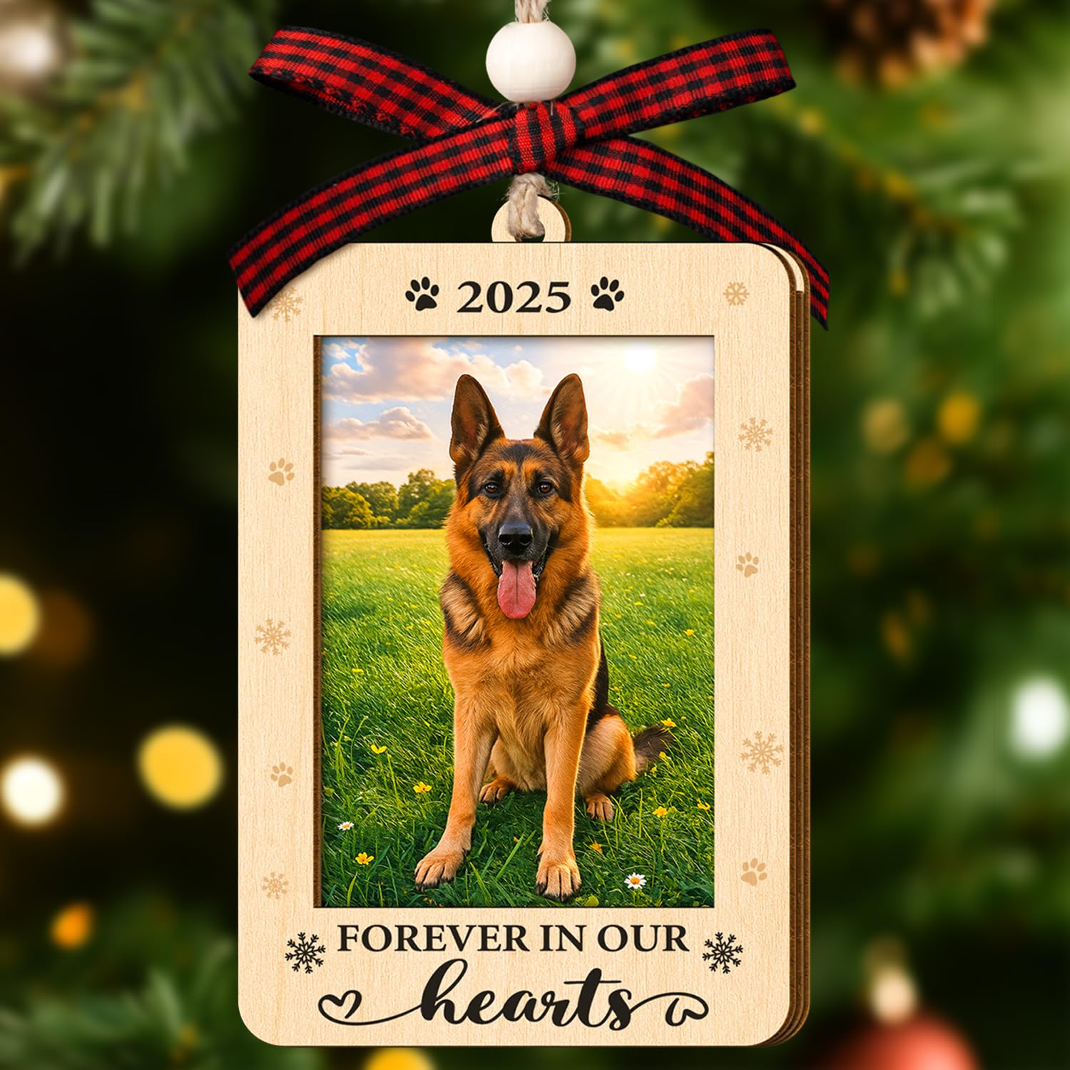 picture frame pet memorial ornament