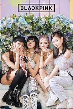 Amazon.co.jp: Blackpinkポスター商品 花 花 グループ写真