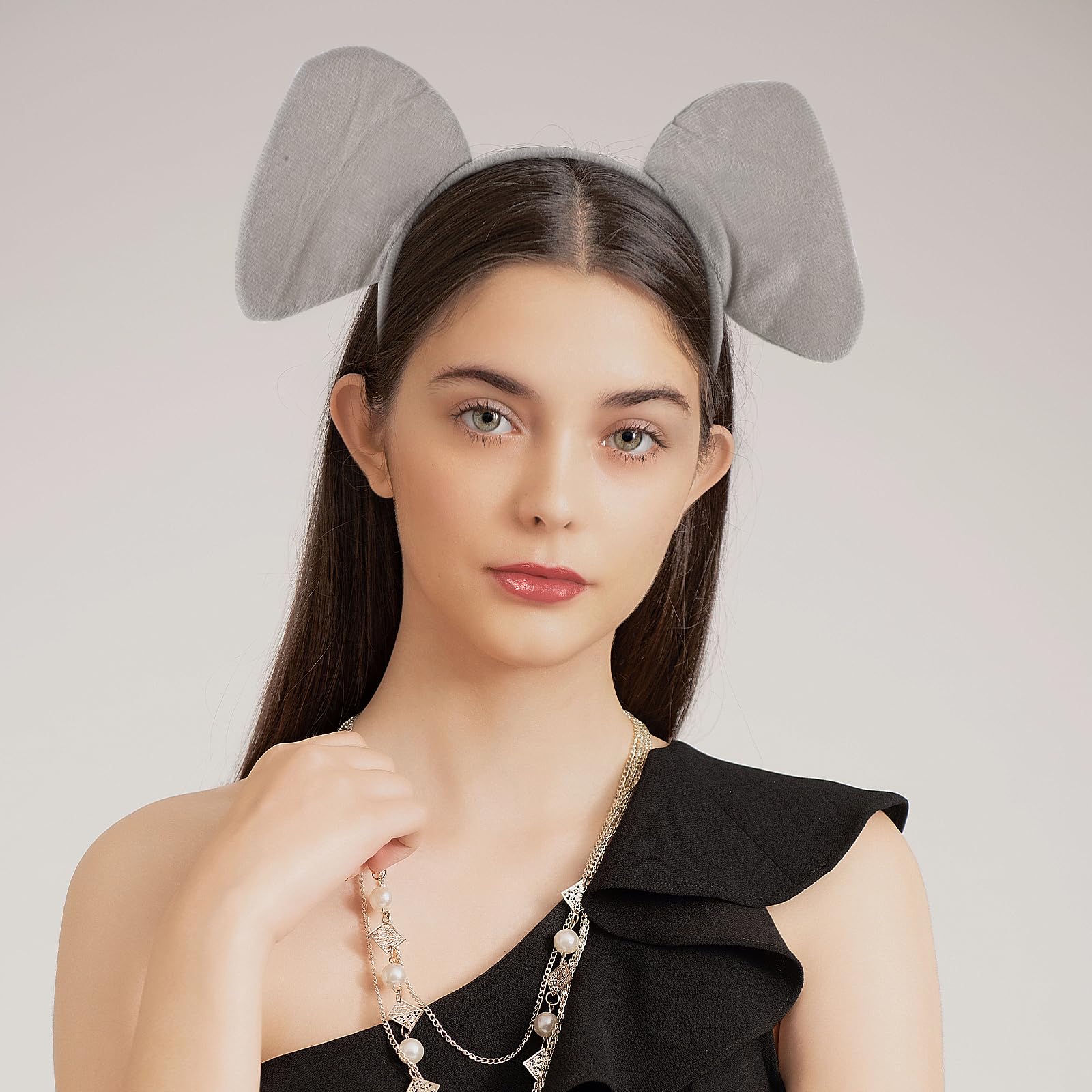 Set De 5 Diademas De Elefante De Felpa - Accesorios De Halloween Y Disfraces, Orejas De Animal Para Niñas Y Mujeres