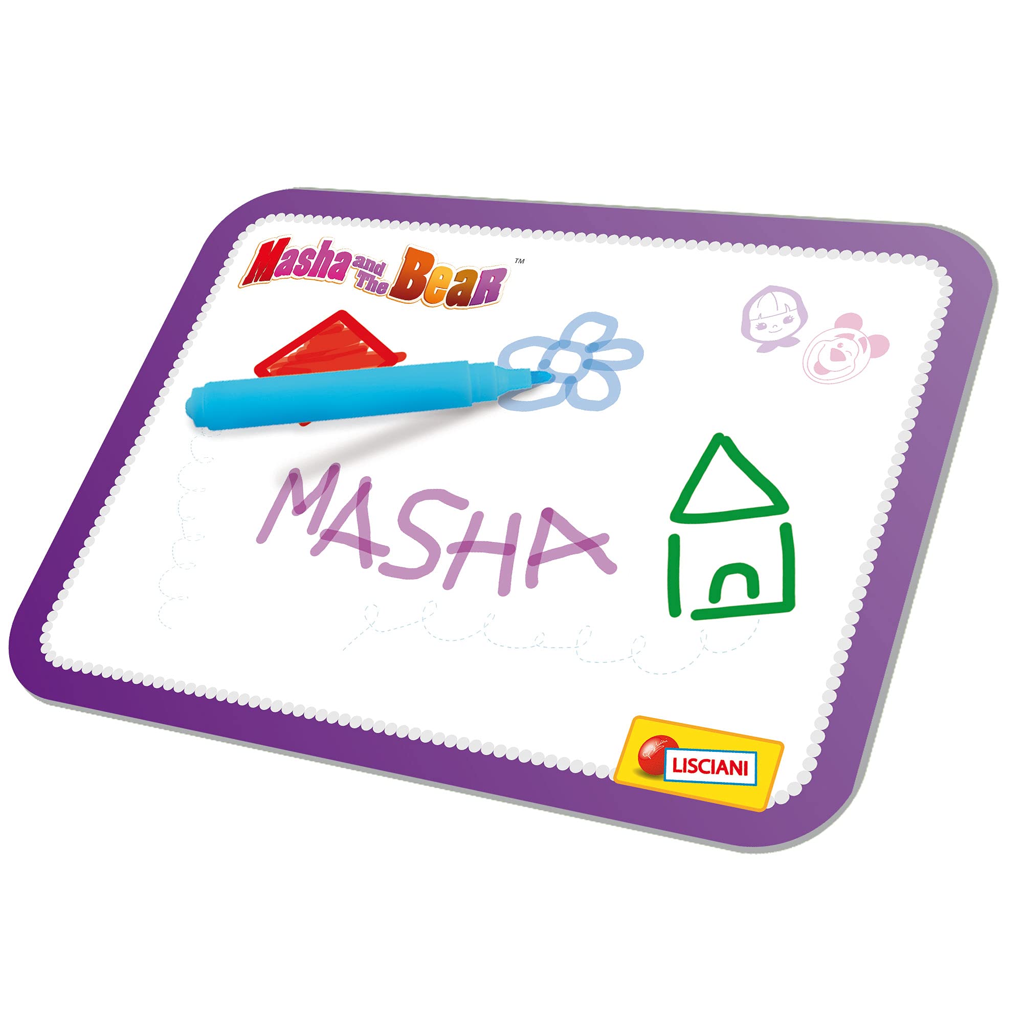 Lisciani Giochi And The Bear Masha Super Desk Edugames, Multicolore, 2-5 anni, 89192