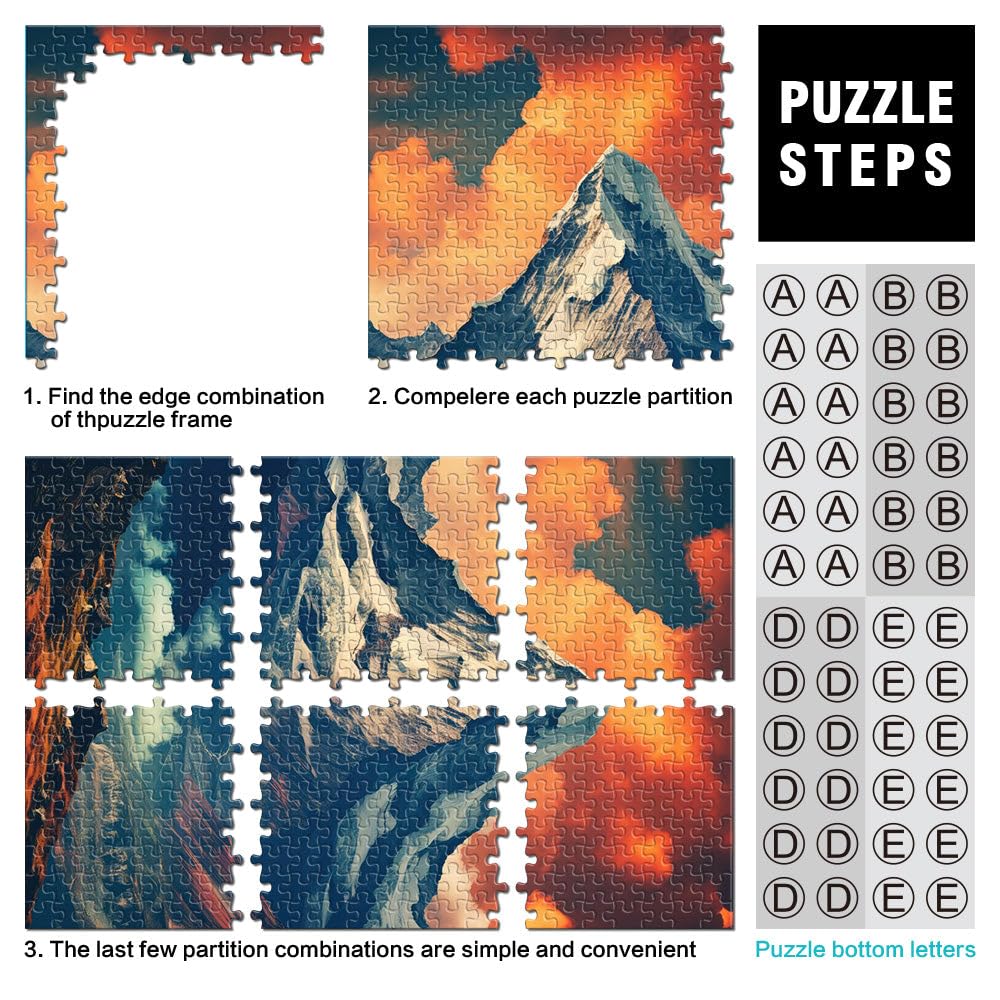 Puzzle 2000 pièces pour Adultes Spring Mountains - Terrasse Tranquille Jeu de Quiz Offrir en Cadeau à Toute la Famille 70x100cm