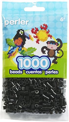 Miniatura 2 de Perler Bolsa de cuentas, paquete de blanco y negro