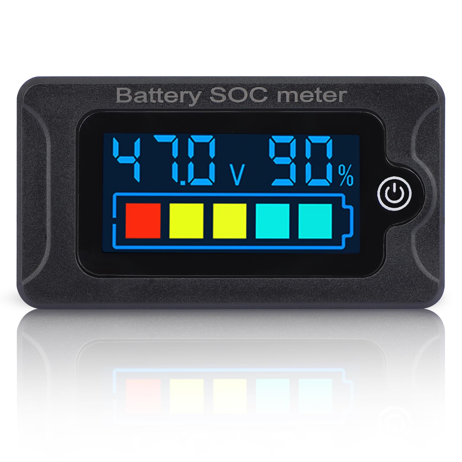 Amazon.co.jp: DROK バッテリーメーター DC48V バッテリー