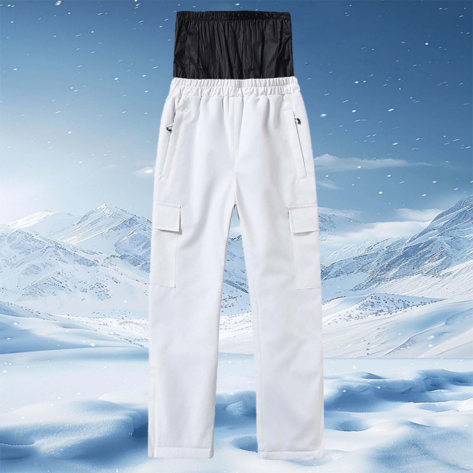 Kinder Skihose für Jungen Mädchen Warme Winterhose mit Doppelboard Technologie für Outdoor Aktivitäten im Schnee