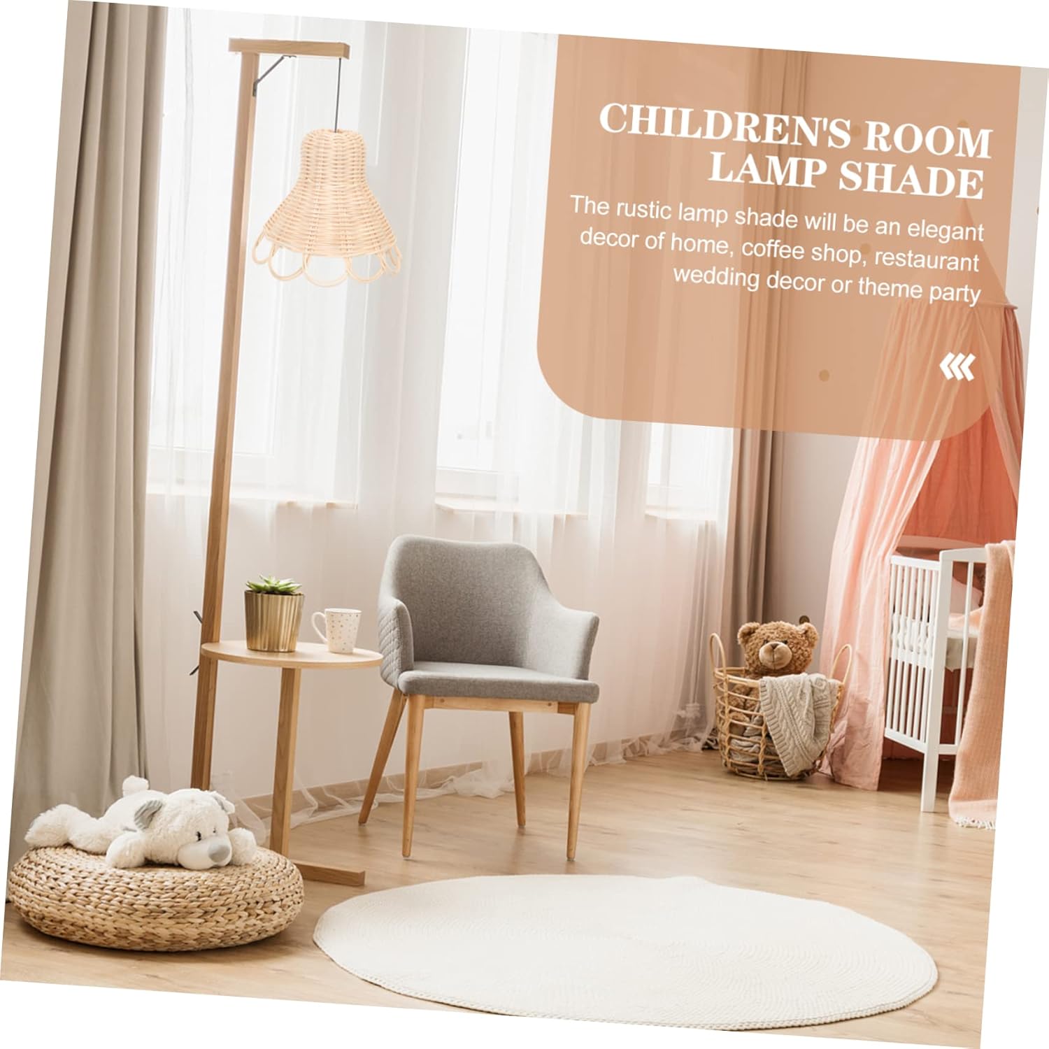 Alipis 3pcs Woven Rattan Pendant Lamp Shade Boho Lampshade for Living Room Bedroom and Outdoor Decor Lightweight Easy to Install Reusable Lighting Cover