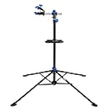 Pro Stand Plus Bike Rack - Heavy-Duty Telescoping Bicycle Stand with Tool Tray, Rotating Clamps, and Adjustable Handlebar Rod by RAD Cycle (Black)