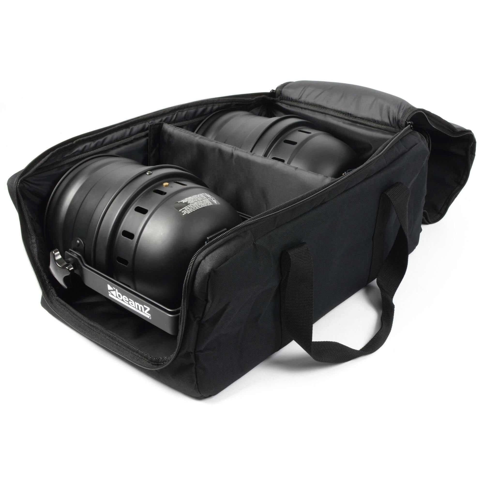 BeamZ S1200 MKII - Máquina de niebla 1200W con bolsa, máquina de humo para fiestas con líquido, intervalo, temporizador, DMX, depósito de 2,5 litros, niebla para fiestas disco para DJs, fiestas
