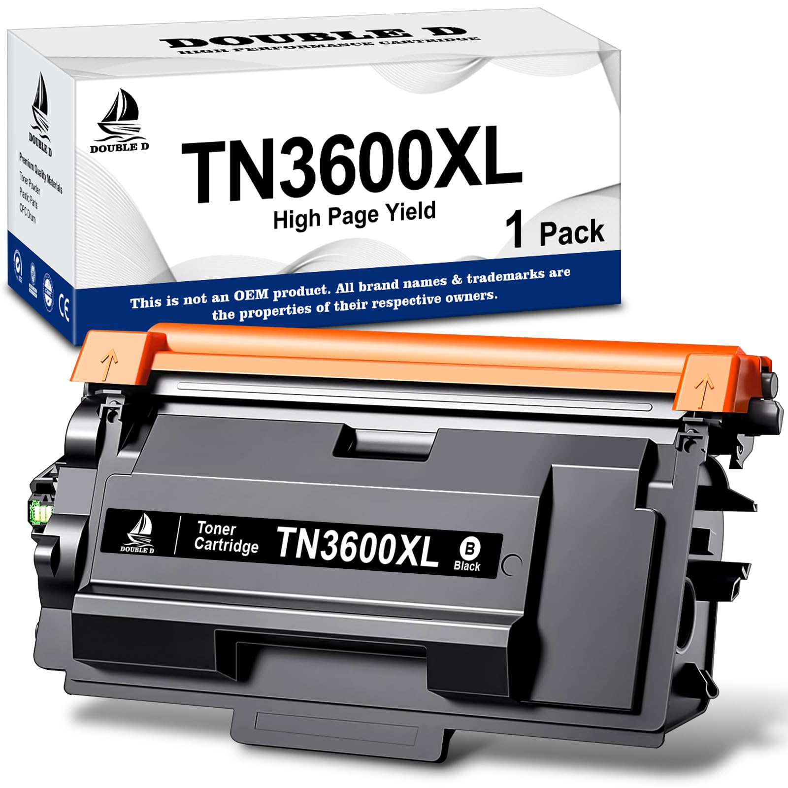 DOUBLE D TN-3600XL compatibile con Brother TN-3600XL TN3600 Toner per Brother MFC-L5710DW MFC-EX910 HL-L5210DW HL-L5210DN HL-L5215DN HL-L6210DW HL-L6410DN HL-L6415DN MFC-L5710DN DCP-L5510DW(1BK)