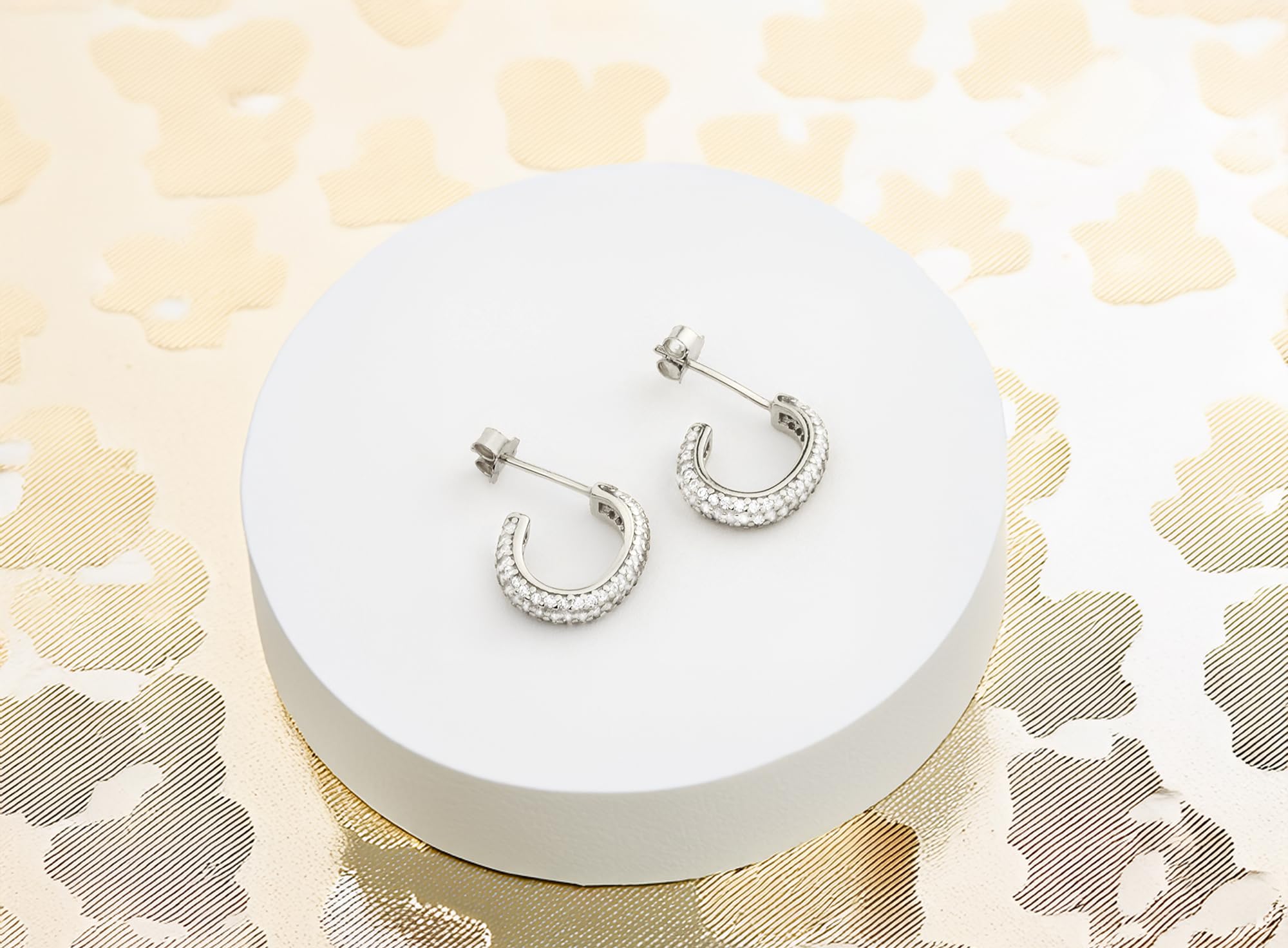 SOFIA MILANI - Damen Ohrringe 925 Silber - mit Zirkonia Steinen - Zirkonia Ohrstecker