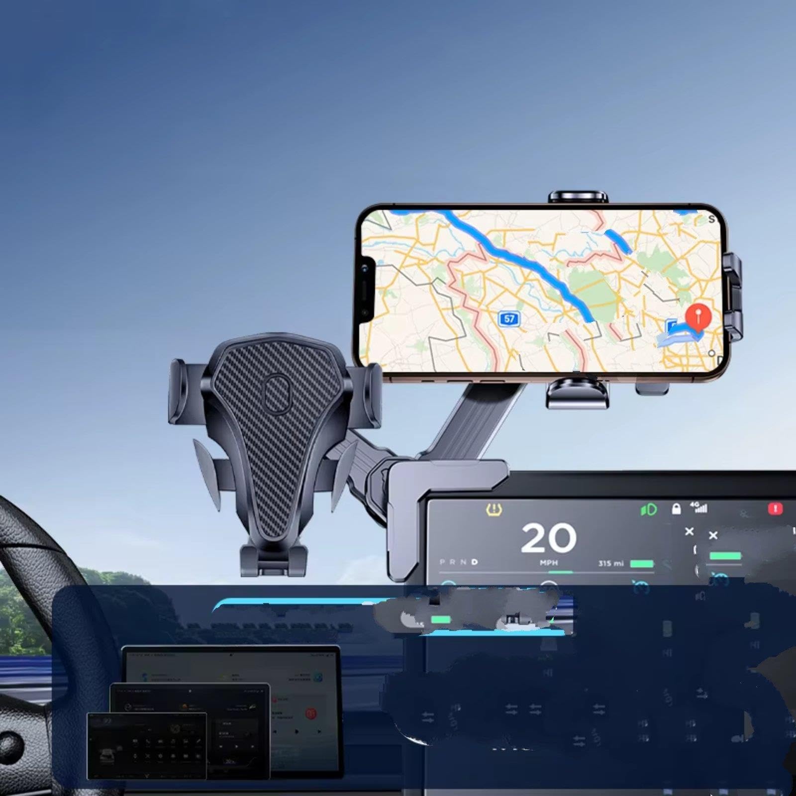 para Tesla Model 3 Soporte Teléfono Automóvil Autopartes