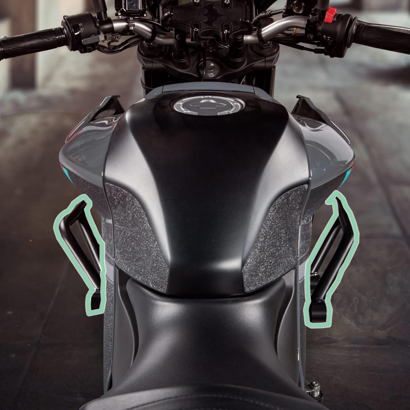 Paraurti Compatibile Con Yamaha Per Mt03 2015-2024 Moto Crash Bar Protezione Motore Telaio Paraurti Protezione Protezione Dalla Caduta Race Rail