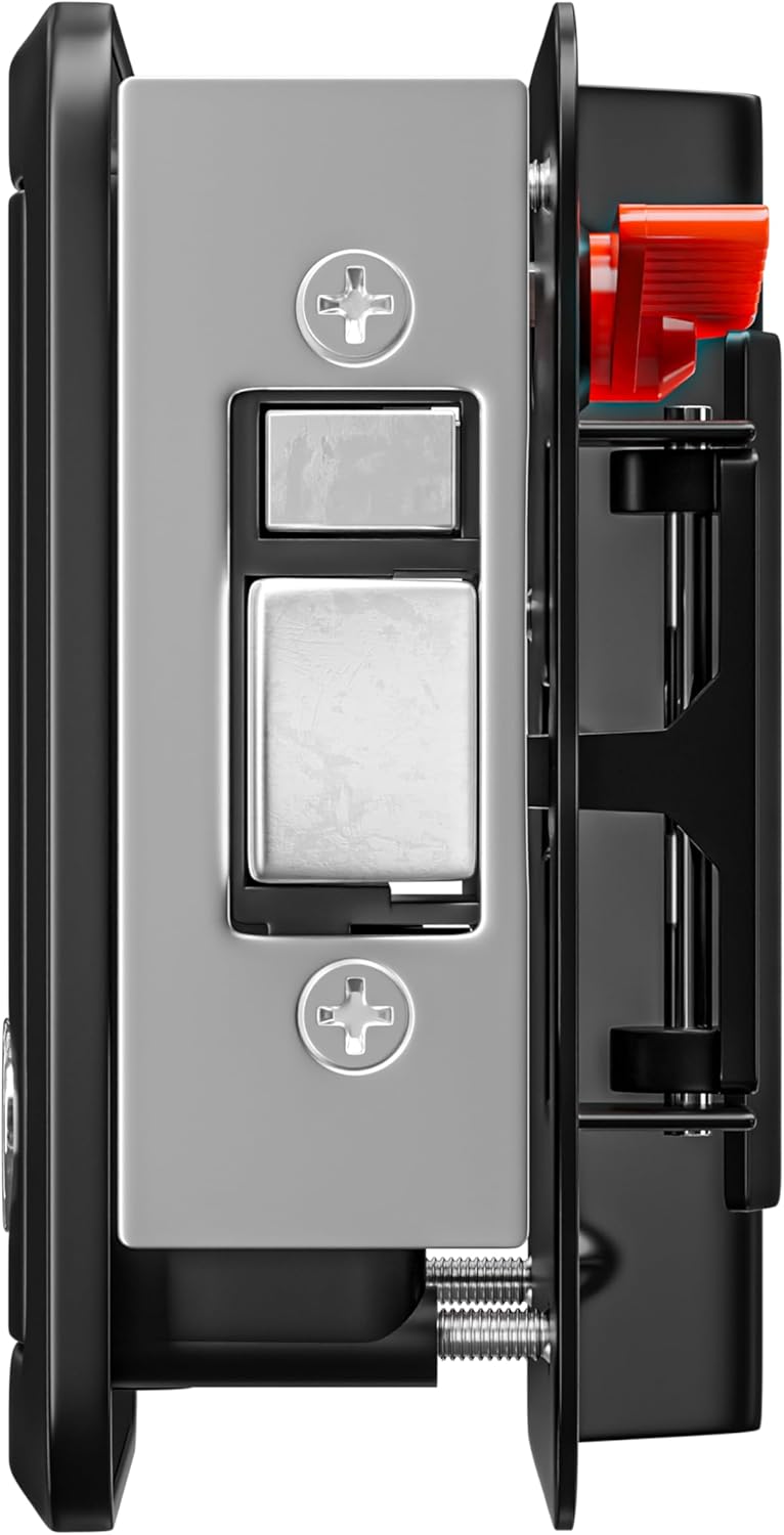 Leisure Locks RV Travel Trailer Entry Door Lock Polar Black Paddle Deadbolt