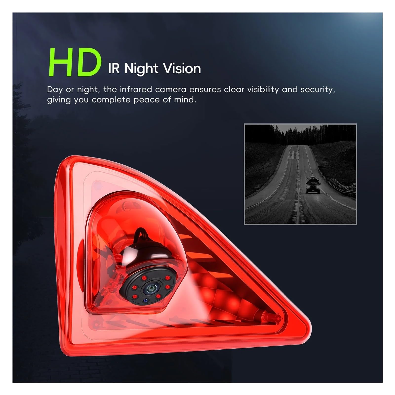 para Nissan para NV400 2010-2016 Vista Trasera Coche Luz Freno Respaldo Cámara Marcha Atrás Visión Nocturna Cámara Marcha Atrás Coche
