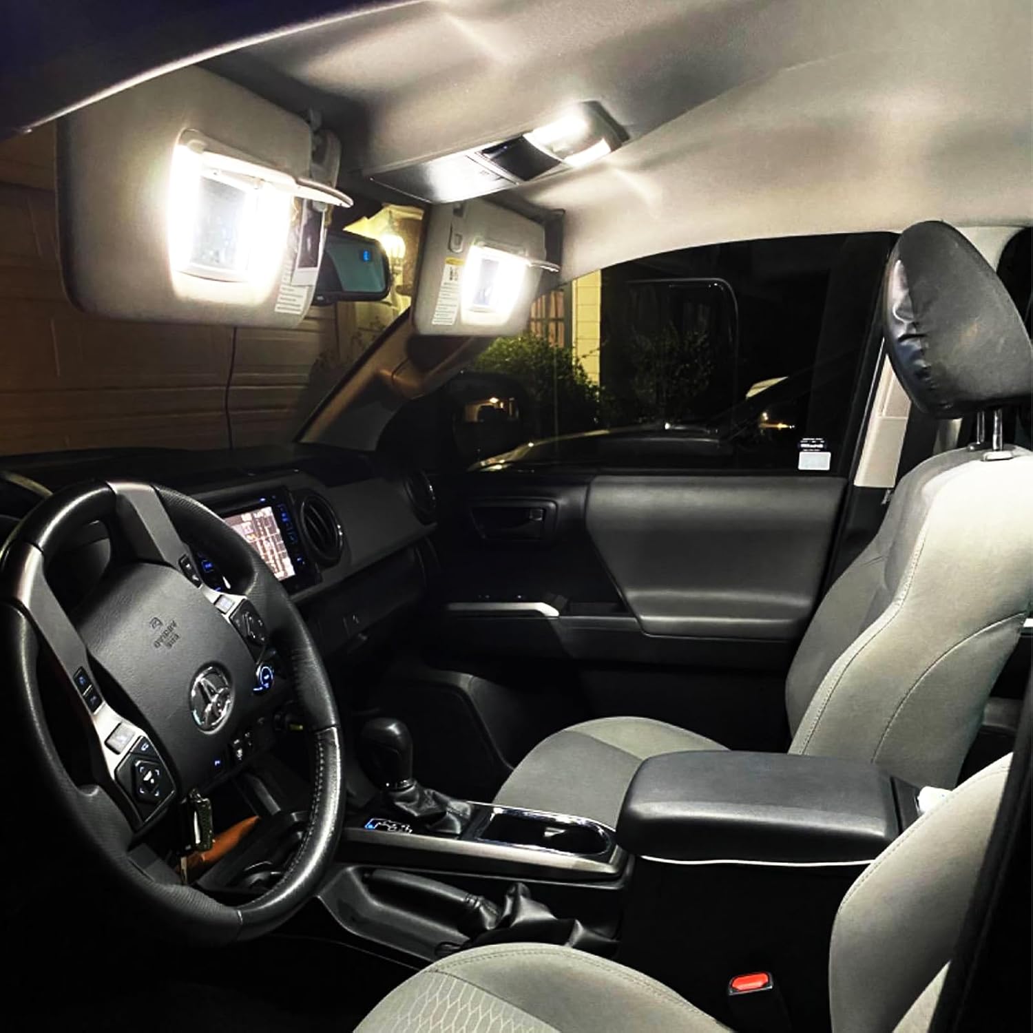 EASY EAGLE 10Pcs Tacoma LED Interior Lights: 6000K Super Bright Map Dome LED Bulbs - for Toyota Tacoma 2005 2006 2007 2008 2009 2010 2011 2012 2013 2014 2015 2016-2021 All Models+ Install Tool