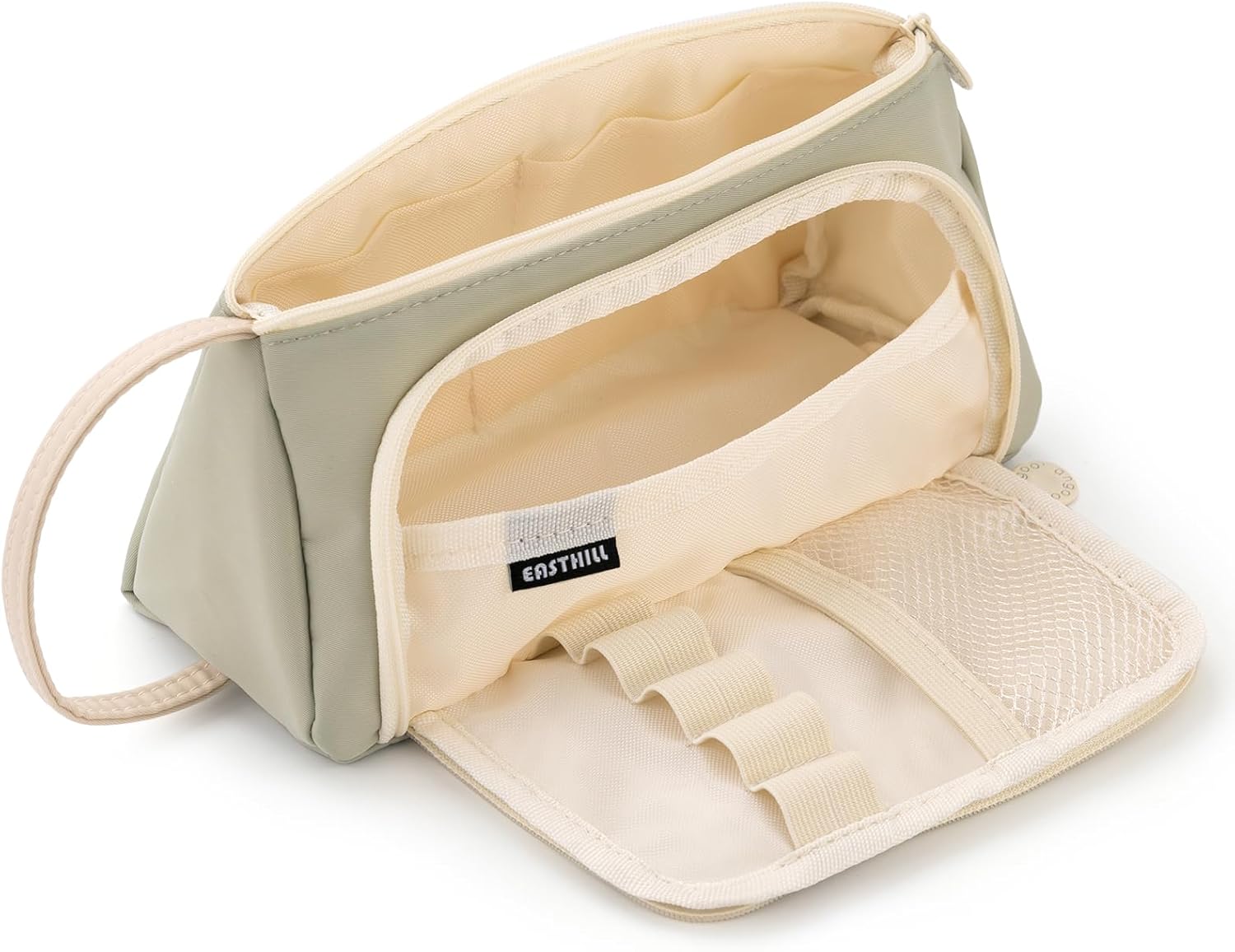 EASTHILL Big Capacity Pencil Case – Large – Light Green