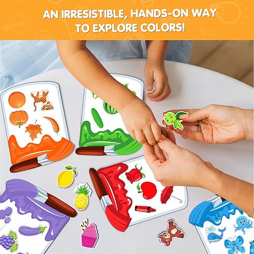 Miniatura 10 de EAMAY Juguete clasificador de formas para niños pequeños, rompecabezas de formas y juegos a juego con 8 alfombrillas de clasificación y 48 piezas de