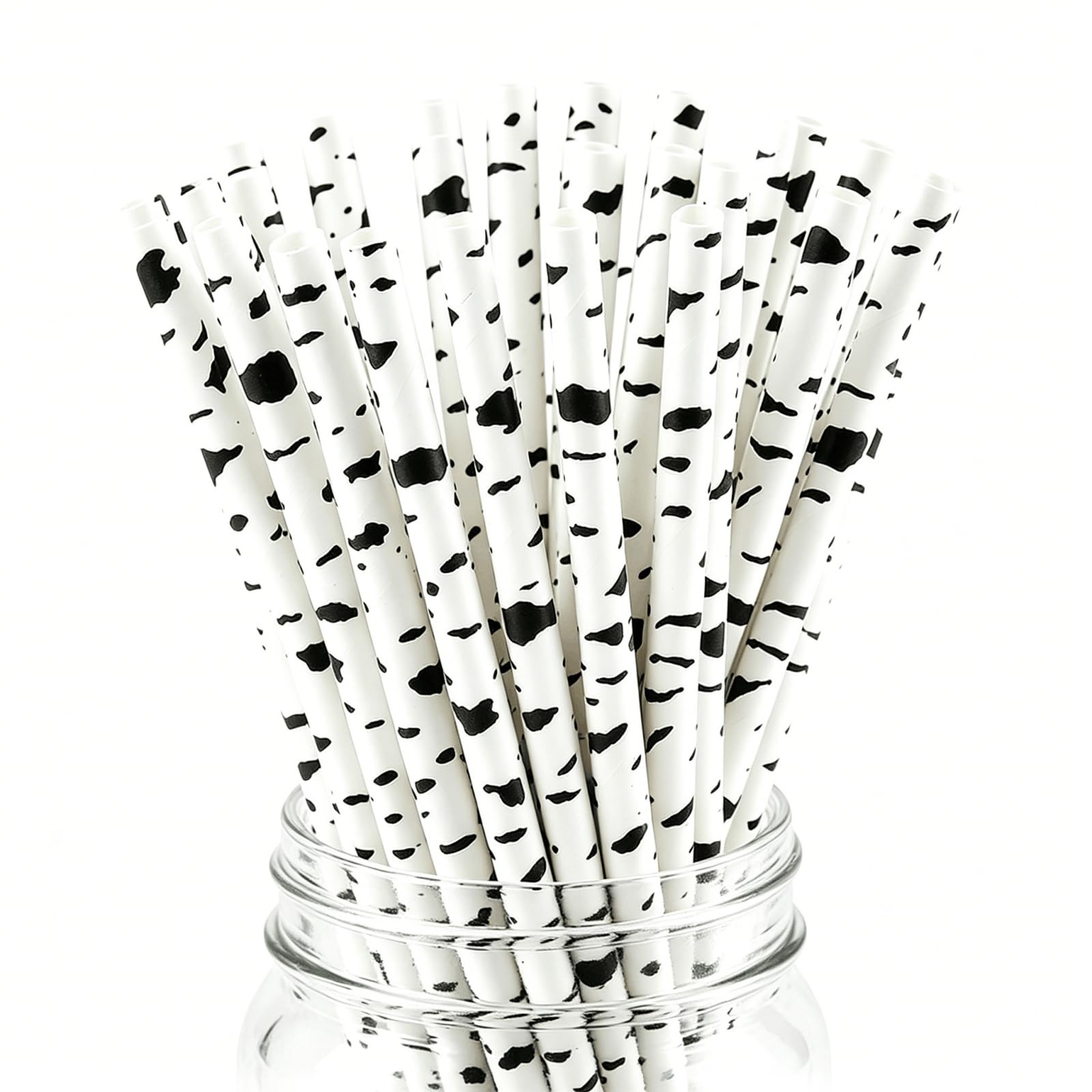 Paquete de 100 pajitas de papel biodegradables para cumpleaños, bodas, baby showers, celebraciones y fiestas