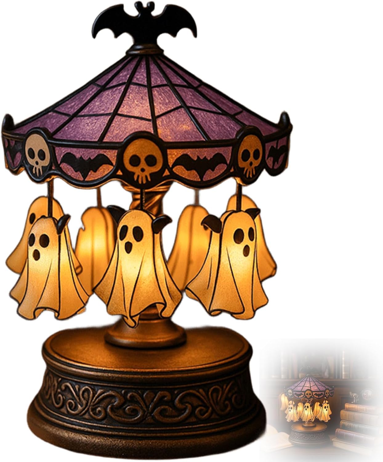 Ghost Carousel Lights, Ghost Night Light Up Kit, Halloween Ghost Carousel Lights, Ghost Night Light Up Kit, Halloween