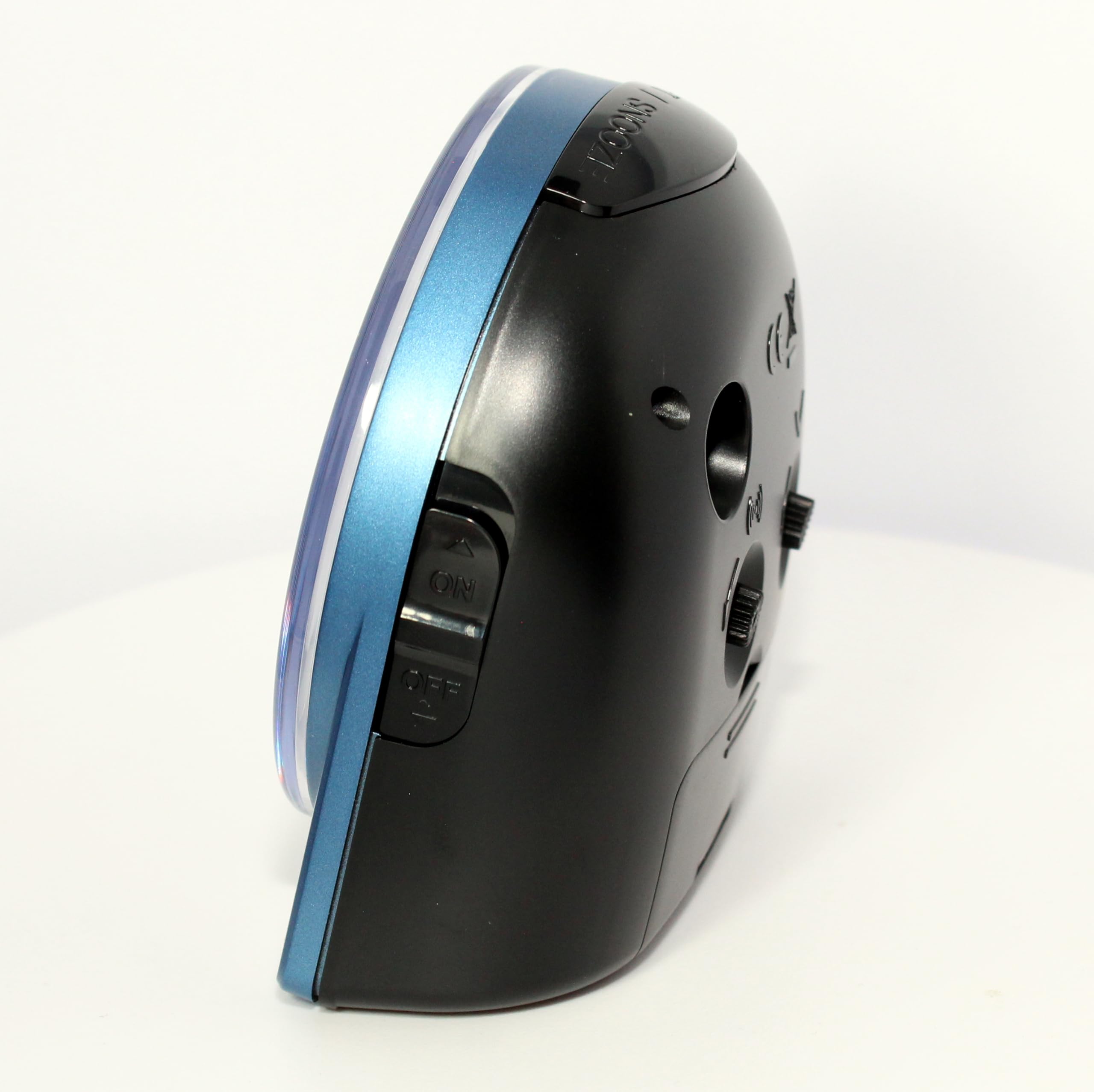 Atlanta Radiosveglia Analogica Senza Ticchettio | Lancette Luminose E Snooze | Impostazione Ora Automatica DCF-77 | Blu 1856/5 - 2