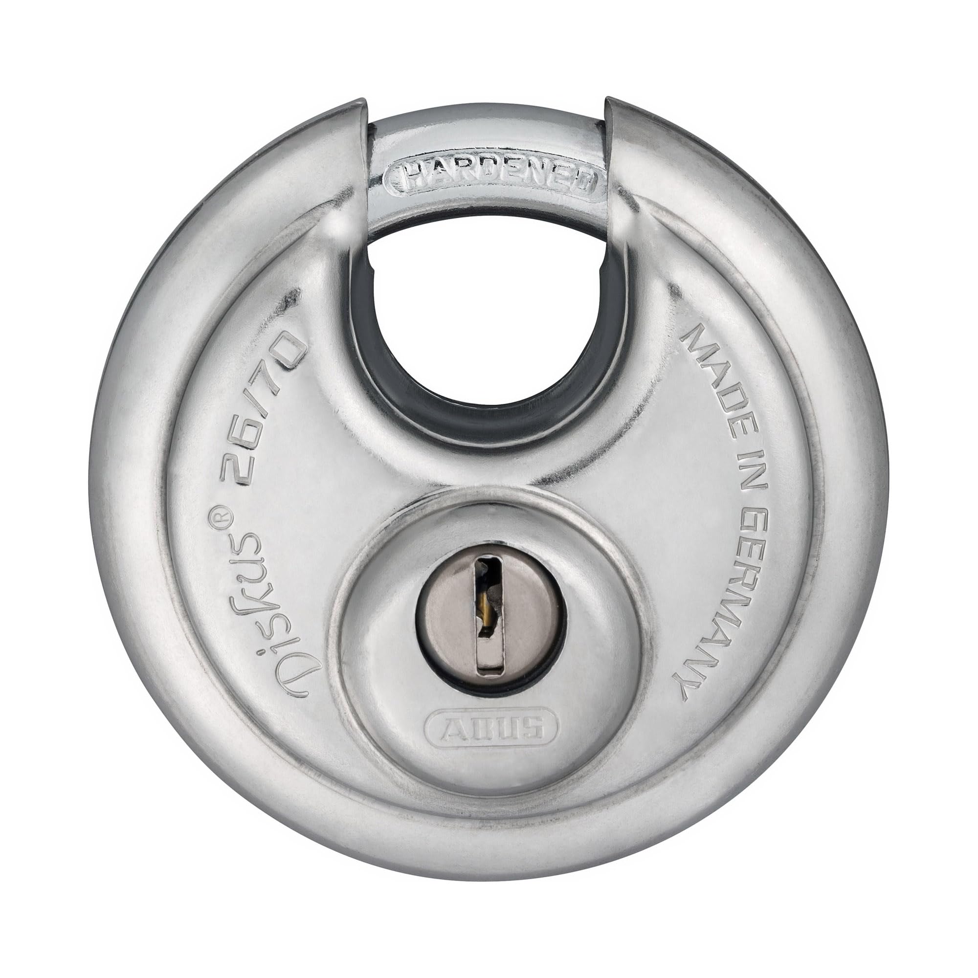ABUS Cadenas Diskus 26/70 - Niveau de Sécurité 8, Argenté