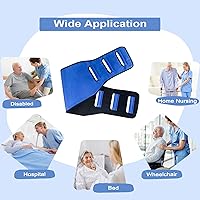 Vista 8 de Cinturón de transferencia de cinturón de transferencia, cinturón acolchado para la marcha, elevación de pacientes resistente, ayuda de elevación