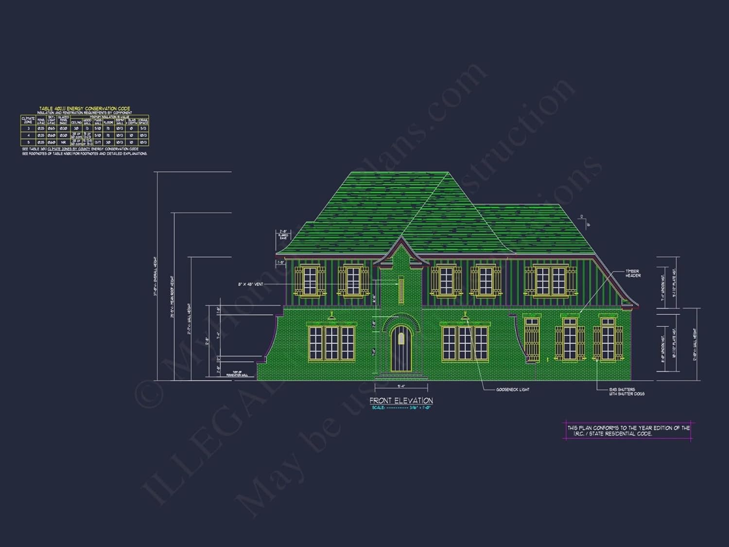 17-1767 HOUSE PLAN - Transitional Home Plan - 5-Bed, 5.5-Bath, 4,275 SF