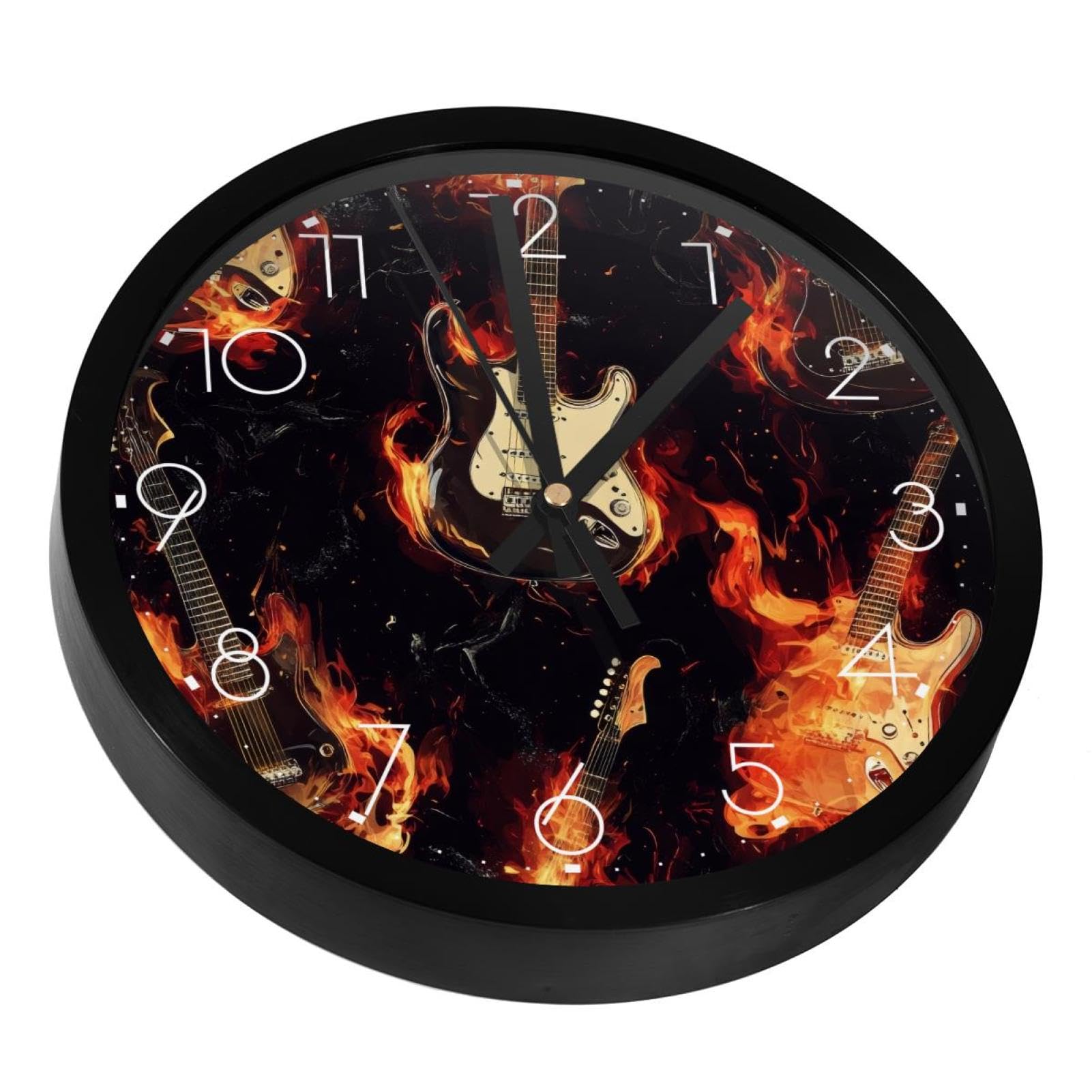 Horloge murale silencieuse sans tic-tac pour une chambre à coucher apaisante