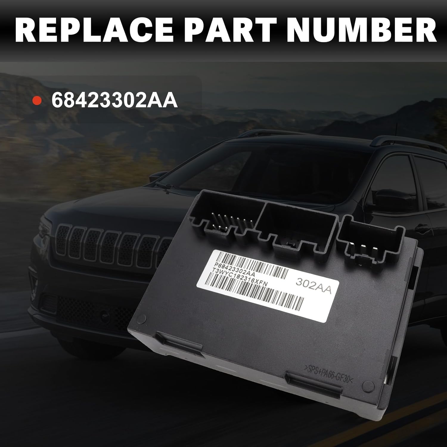 68423302AA Transfer Case Control Module Compatible with Dodge Durango Jeep Grand Cherokee 2019-2020 with 8 Speed Automatic Transmission