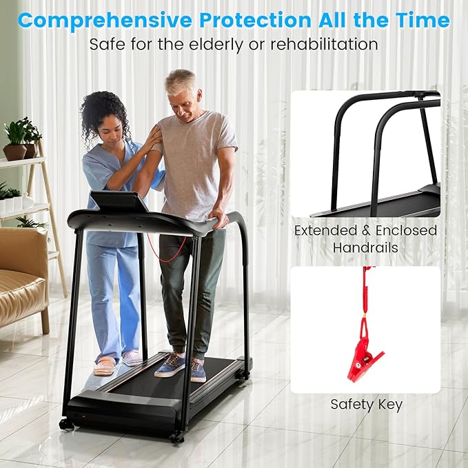 Caminadora Eléctrica Plegable 2.5 hp Negro miniatura 4