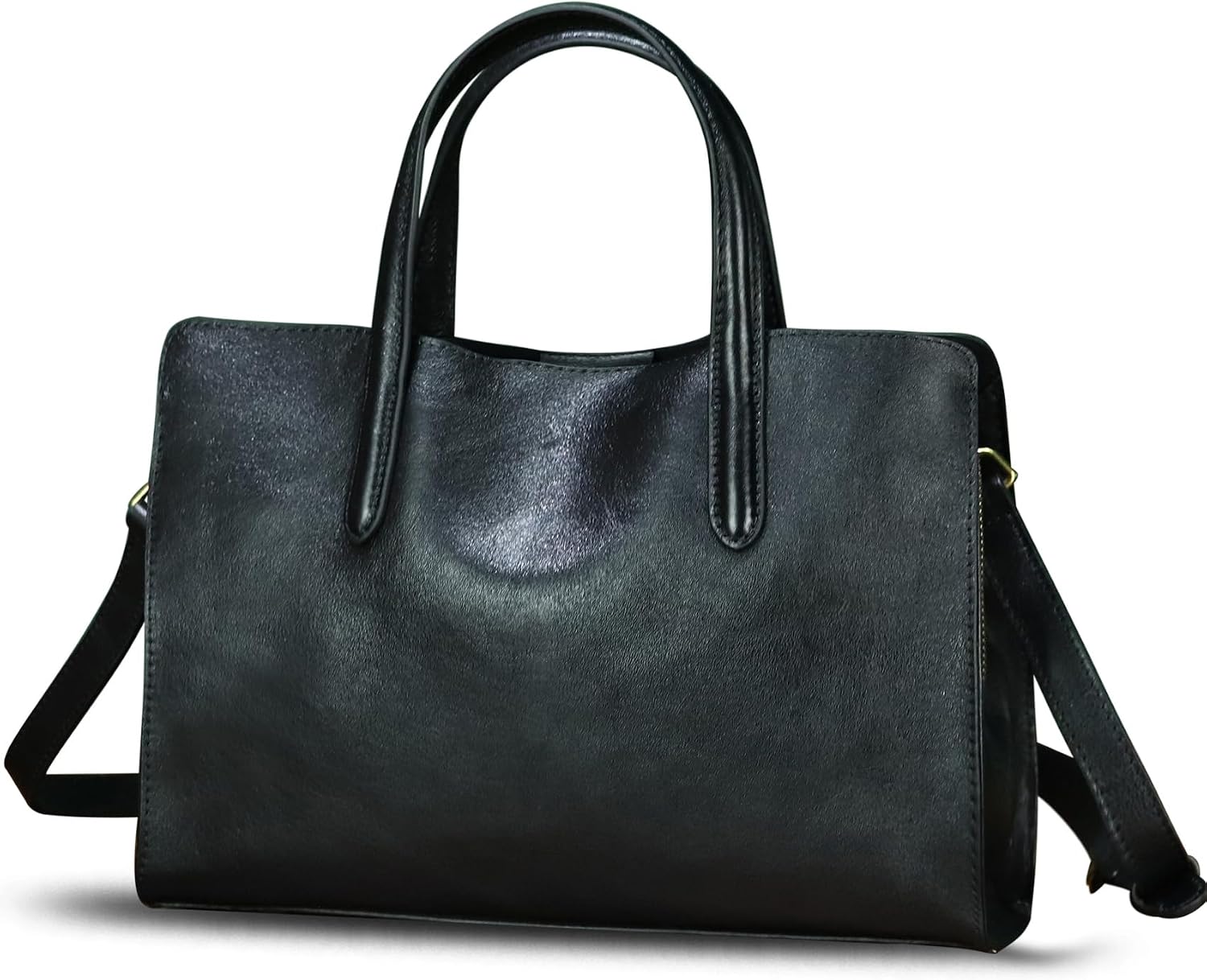 Genuine Leather Purses Handbags for Women Crossbody Shoulder Bag Vintage Desinger Top Handle Bag with Multiple Compartment