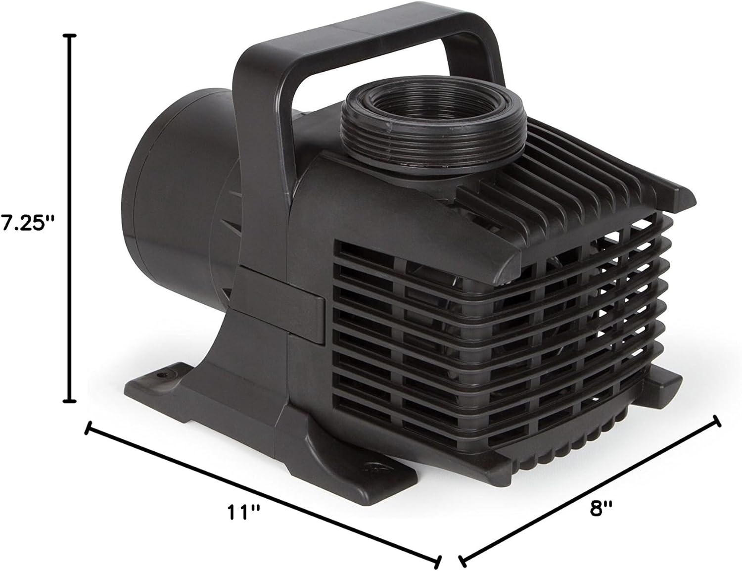 Atlantic Water Gardens TT9000 Energy Efficient Pond & Waterfall, TidalWave3 Asynchronous Pump 9000 GPH, Black